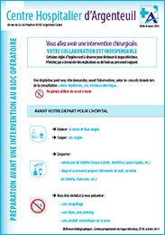 Préparation avant une intervention au bloc opératoire
