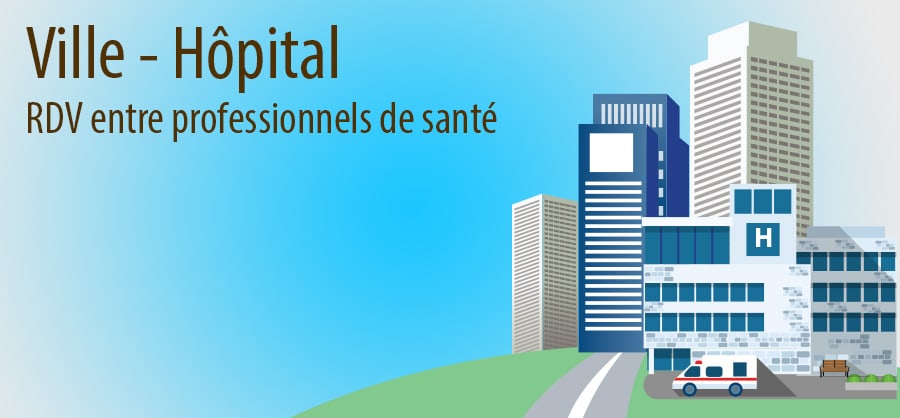 illustration rdv ville hopital