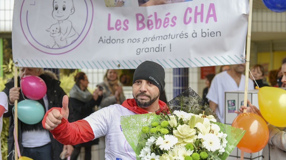 bb cha arrivé des coureurs