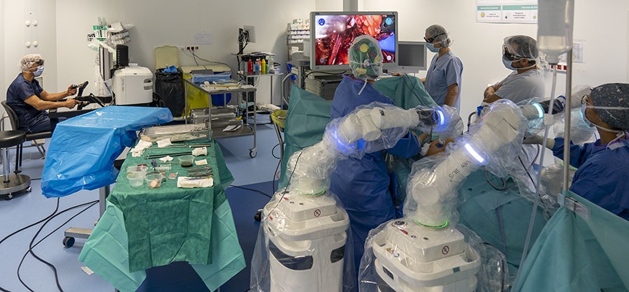 Chirurgie robot assistée au CH d’Argenteuil