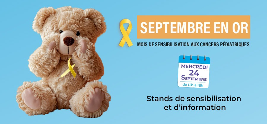 Septembre en OR : Sensibilisation aux cancers pédiatriques
