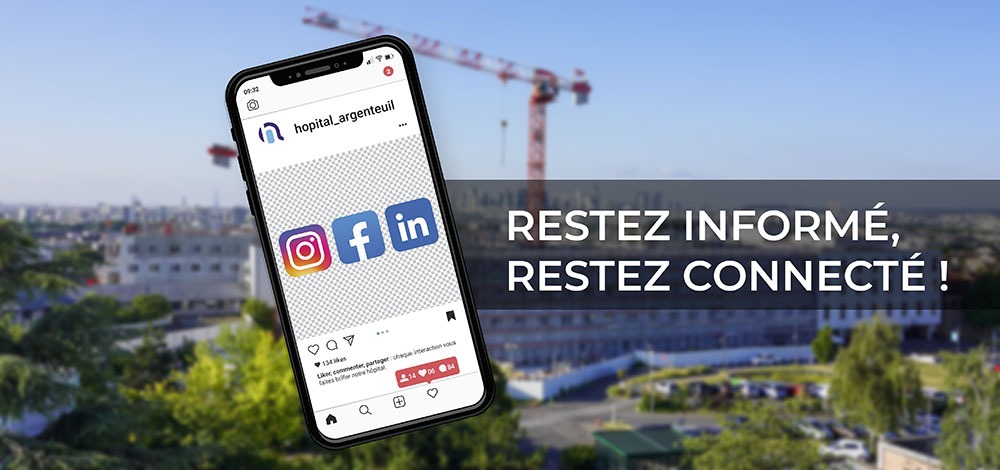 L’Hôpital d’Argenteuil est maintenant sur Instagram !