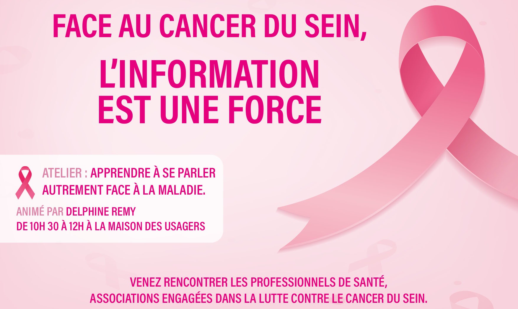 Octobre rose : Journée d’information